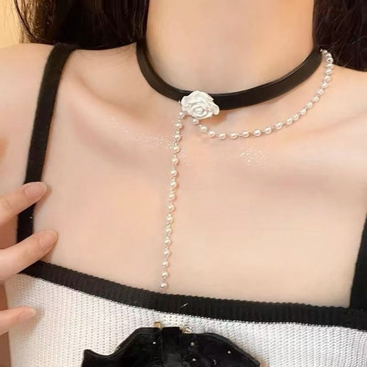 Black Rose Short Niche Senior Neckband Collar