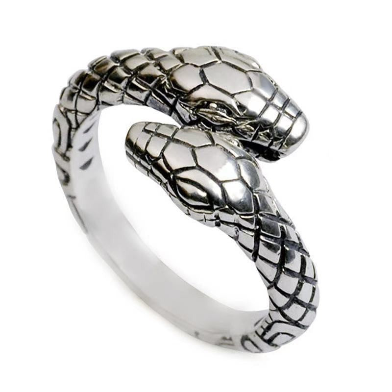 Women's & Men's Vintage Animal Spirit Snake Punk Exaggerated Personality Winding Rings