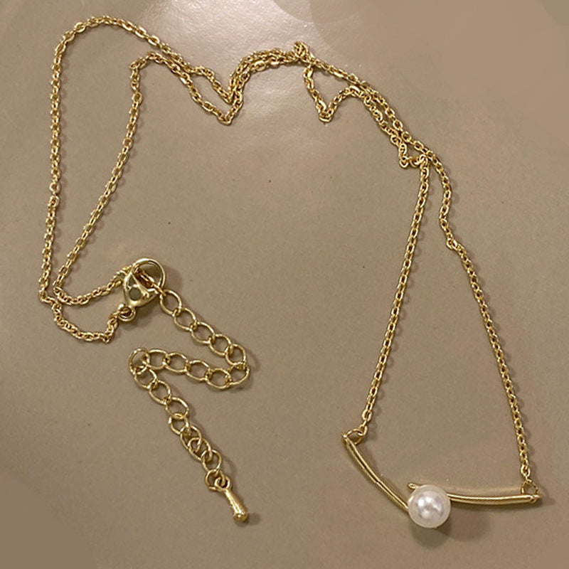 Women's Stitching Heart Clavicle Chain Light Luxury Necklaces