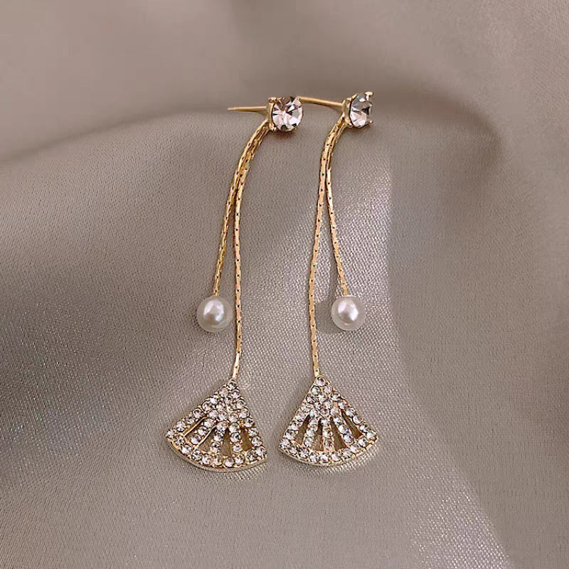 Women's Retro Affordable Luxury Gold High-grade Pearl Earrings