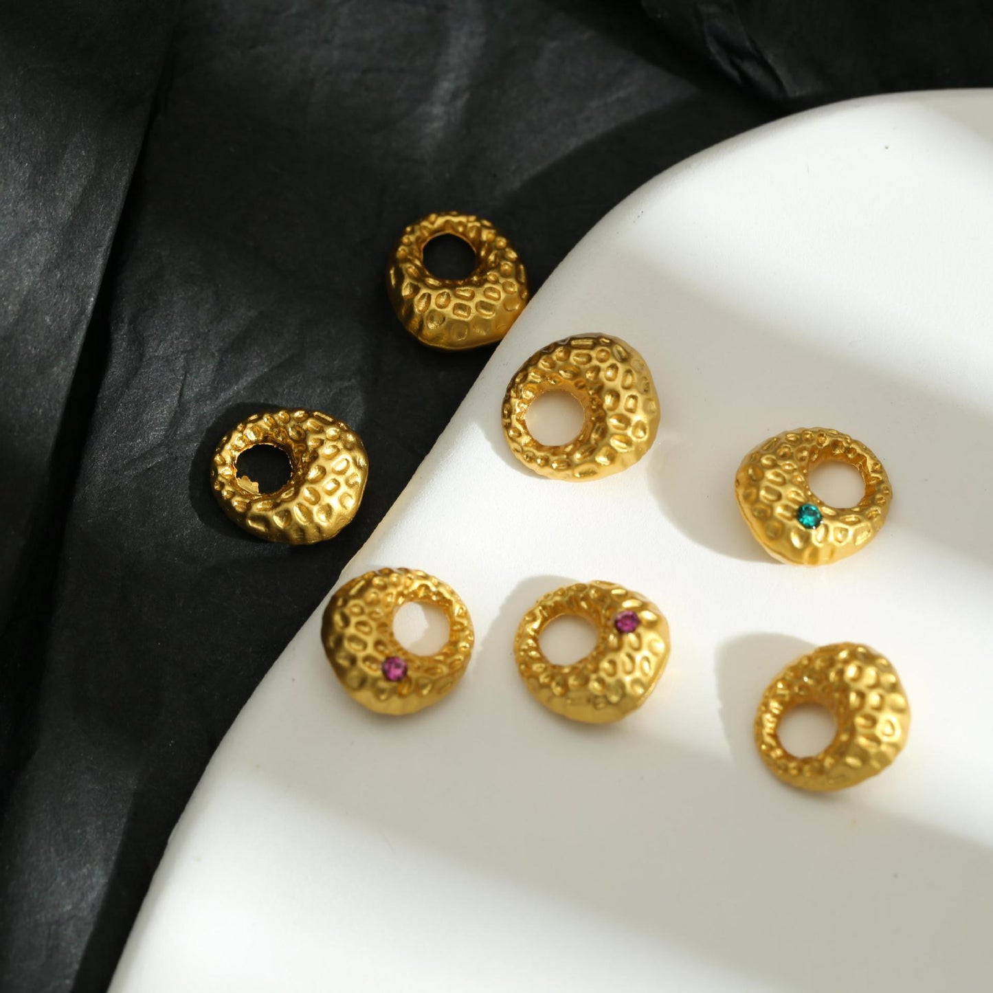 Color Retention Alluvial Love Five-pointed Star Diamond Peach Jewelry Accessories