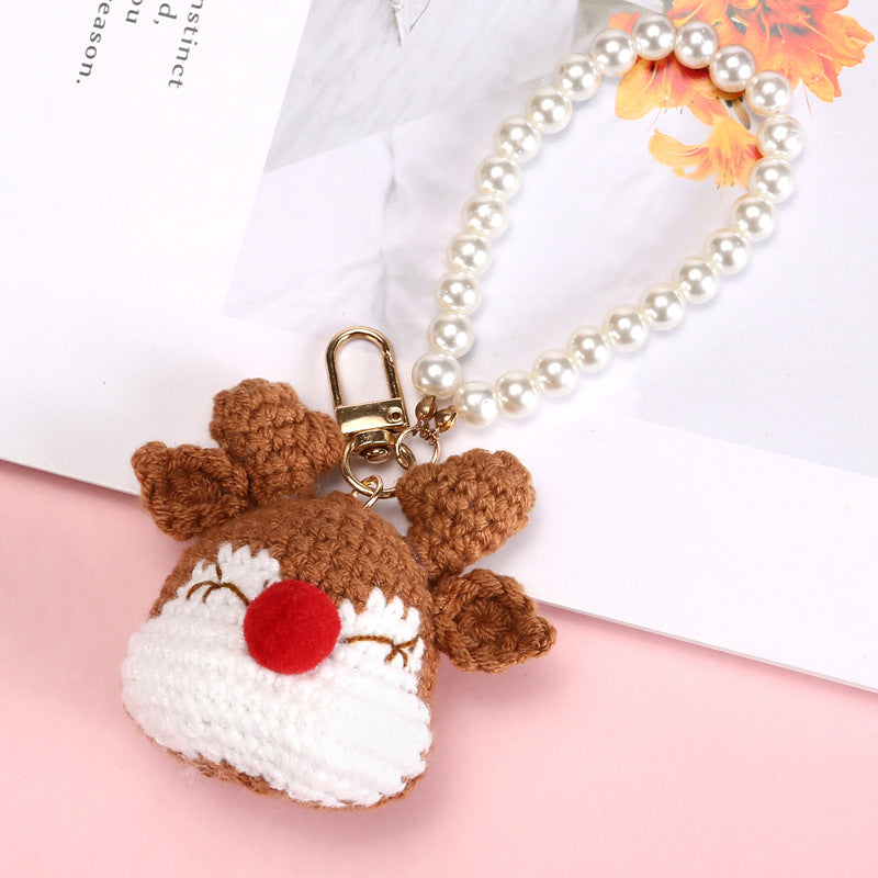 Finished Crocheted Deer Bag Cute Animal Hanging Ornaments