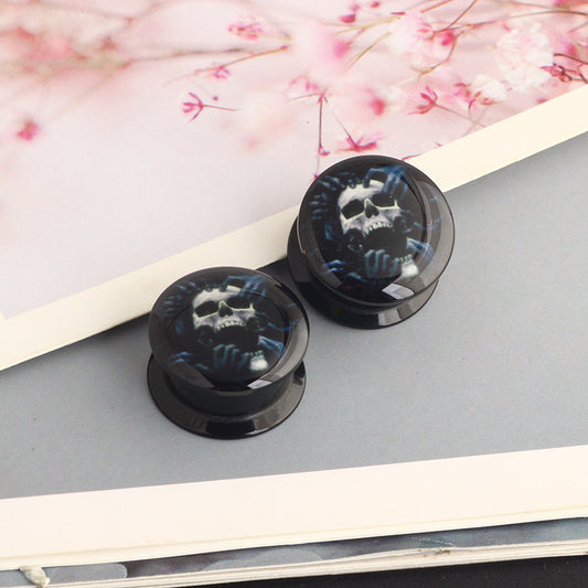 Acrylic Auricle Pulley Ear Extender Human Body Earrings