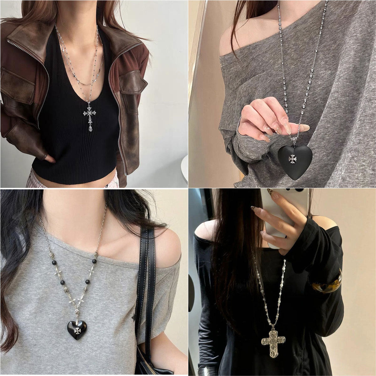Hot Butterfly Leather Punk Rock Clavicle Collar