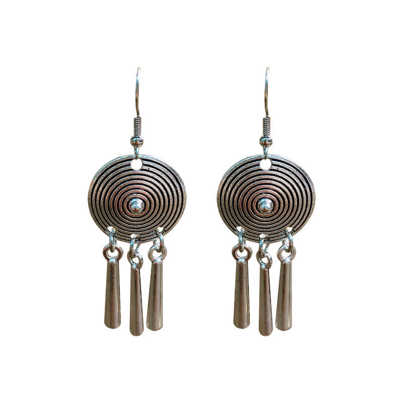 Yunnan Minority Female Retro Temperament Nostalgic Earrings