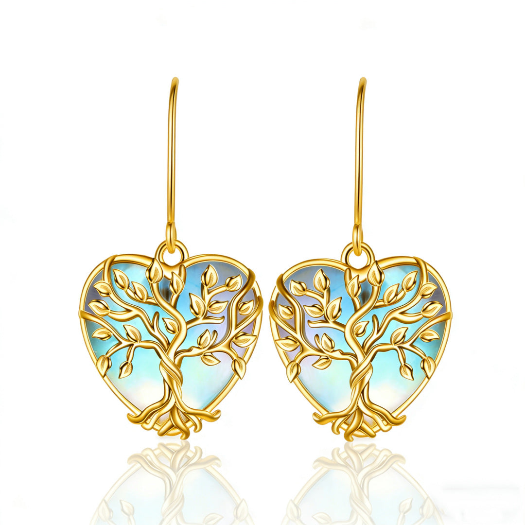 Personality Affordable Luxury Senior Love Tree Of Life Jewelry Set