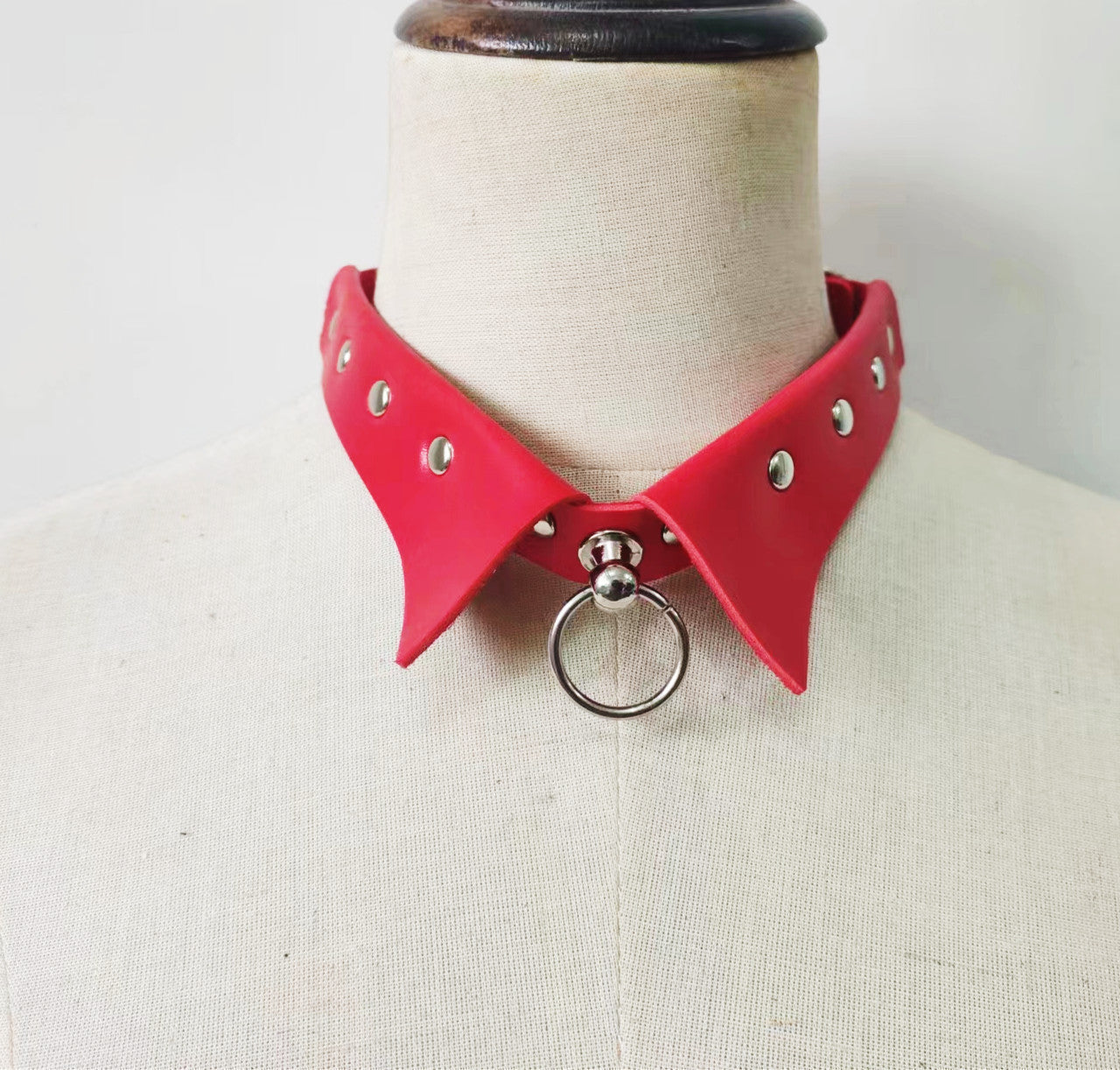 Personality Punk Gothic Leather Simple Trend Collarbone Necklet Collar