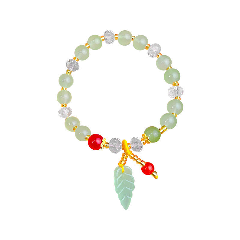 Glass Beaded Female Sweet Lily Gift Bracelets