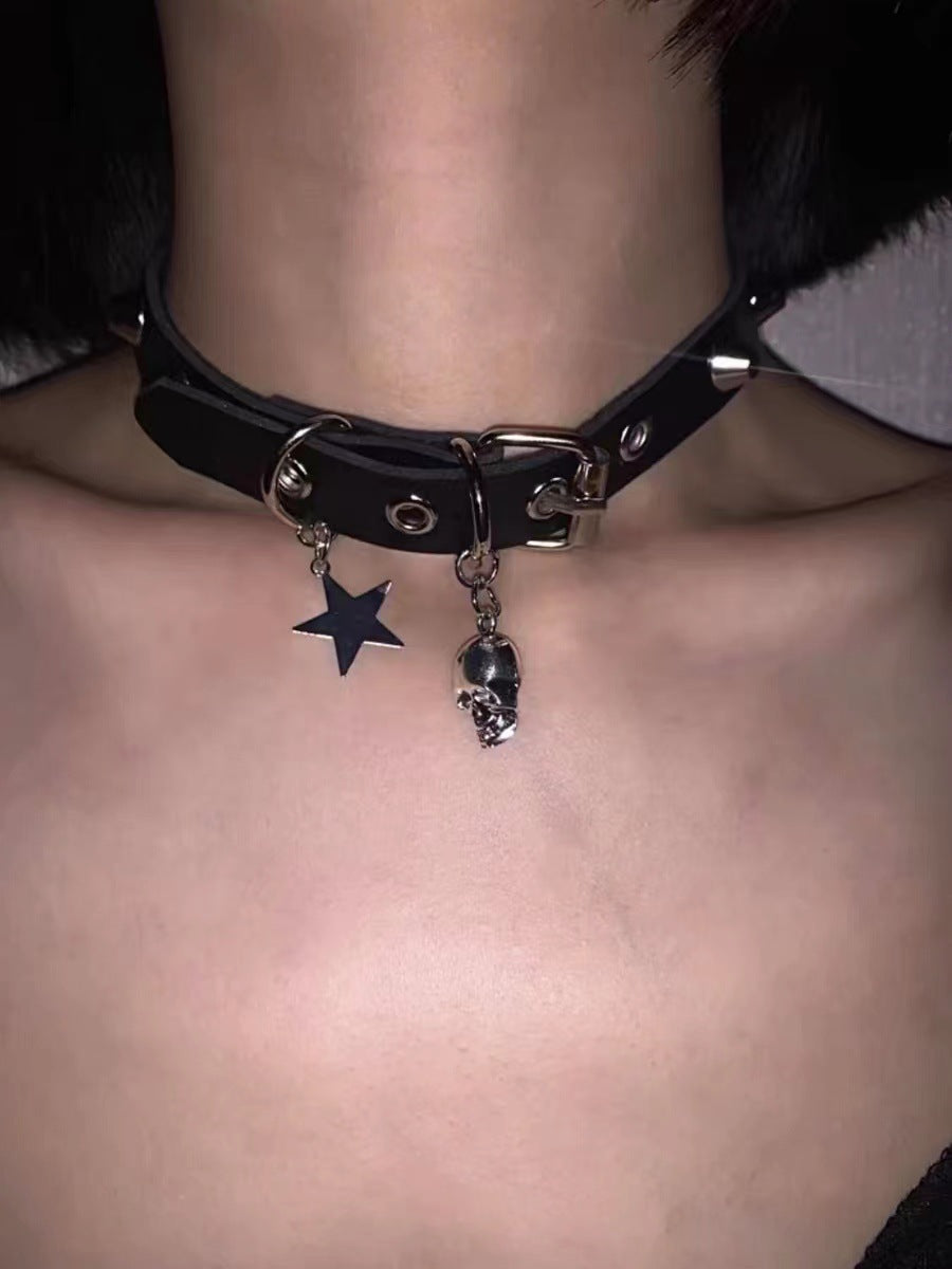 Men's Punk Street High-grade Clavicle Chain Asian Culture Necklaces