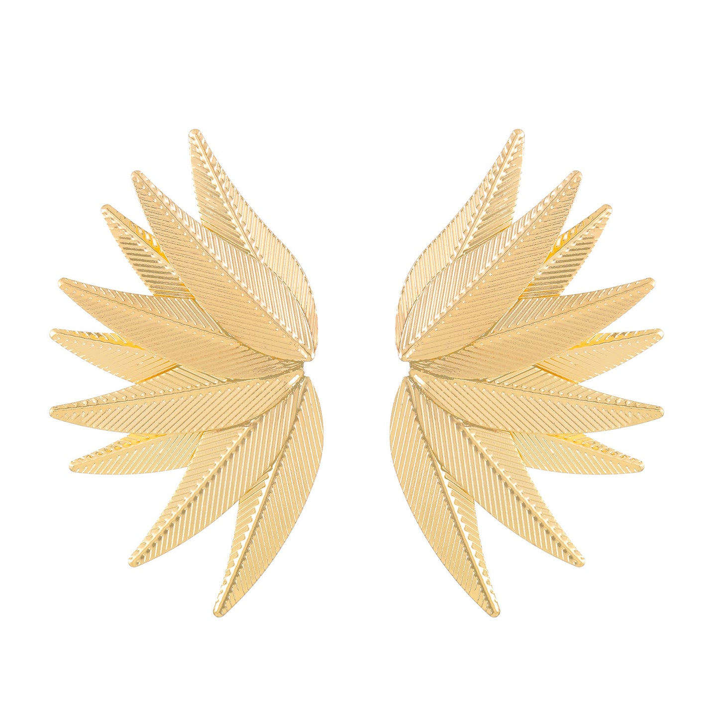 Exaggerated Leaves Patch Vintage Alloy Graceful Earrings