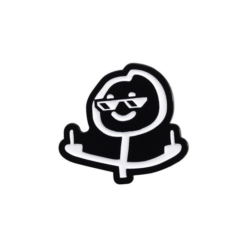 Series Combination Creative English Role Play Brooches