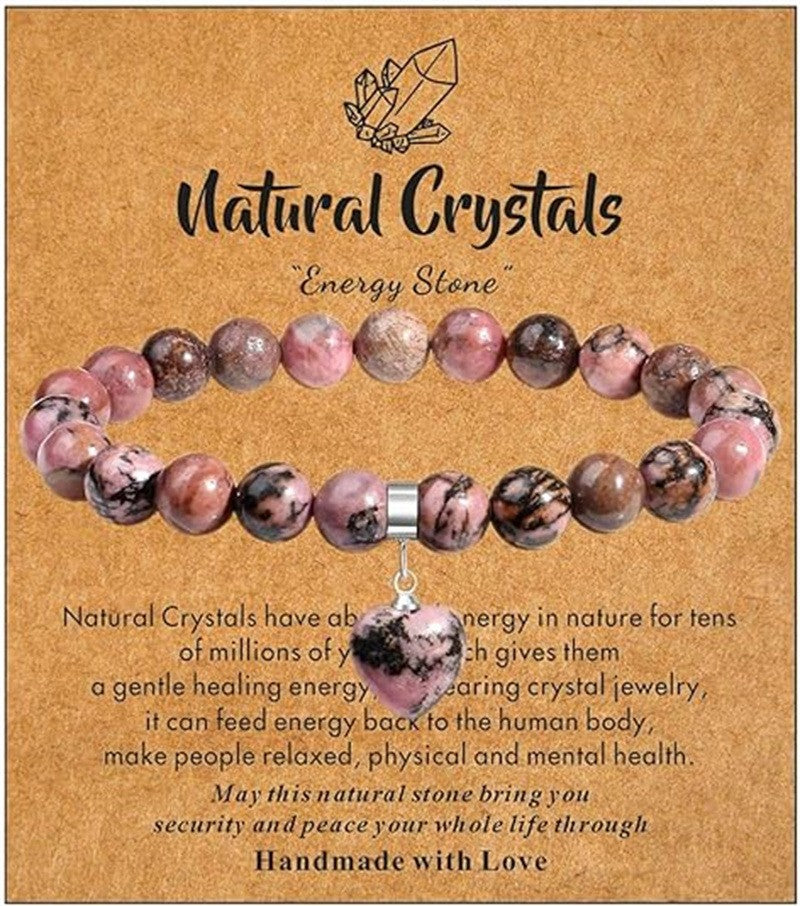 Women's & Men's Elastic String Beaded Love Creative Gifts Bracelet