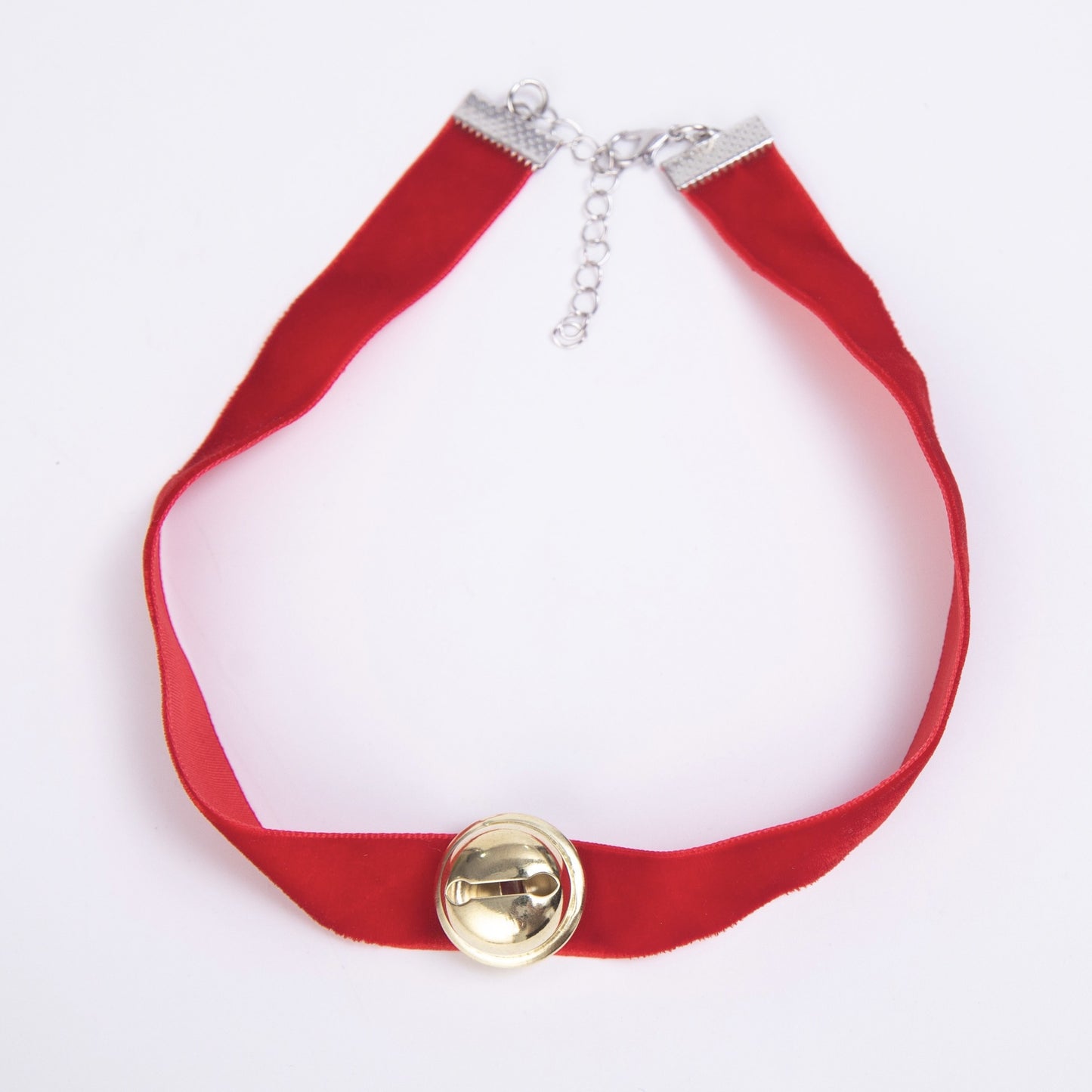 Desire Bell Neck Hand Holding Rope Veet Temperament Clavicle Chain Rings