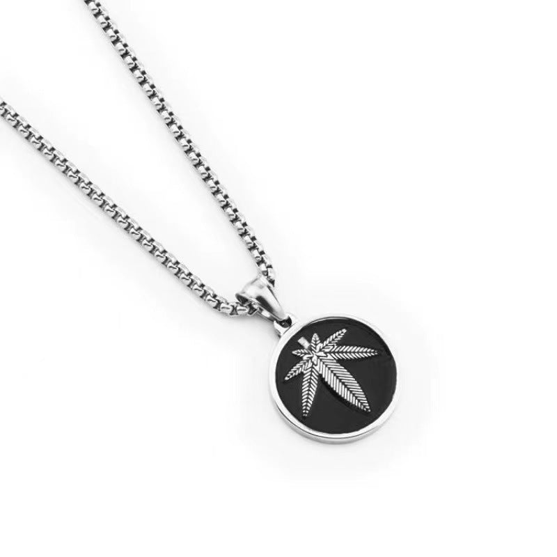 Women's & Men's Round Street Hipster Hip Hop Light Luxury Necklaces