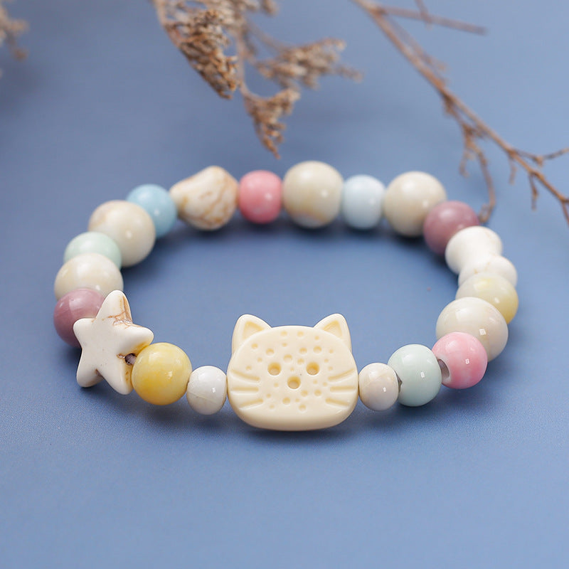 Stall Handmade Ceramic Pure Desire Wind Bracelet