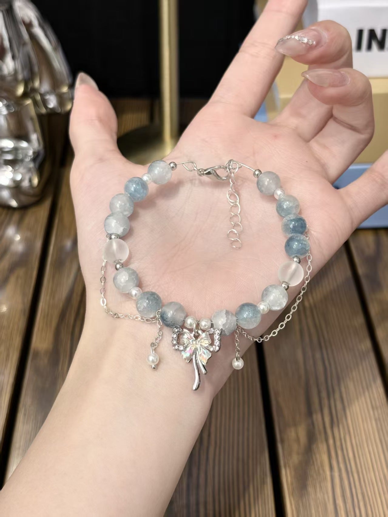 Floral Butterfly Beaded Female Summer Niche Design Sweet Super Fairy Bracelets