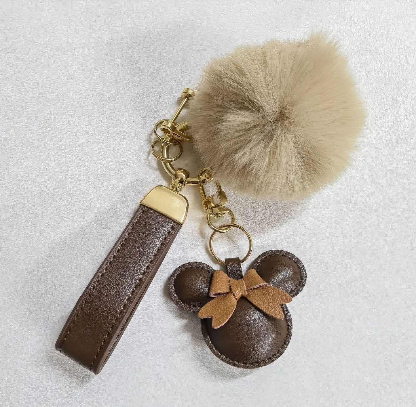 Key Cute Minnie Environmental Protection Materials Rings