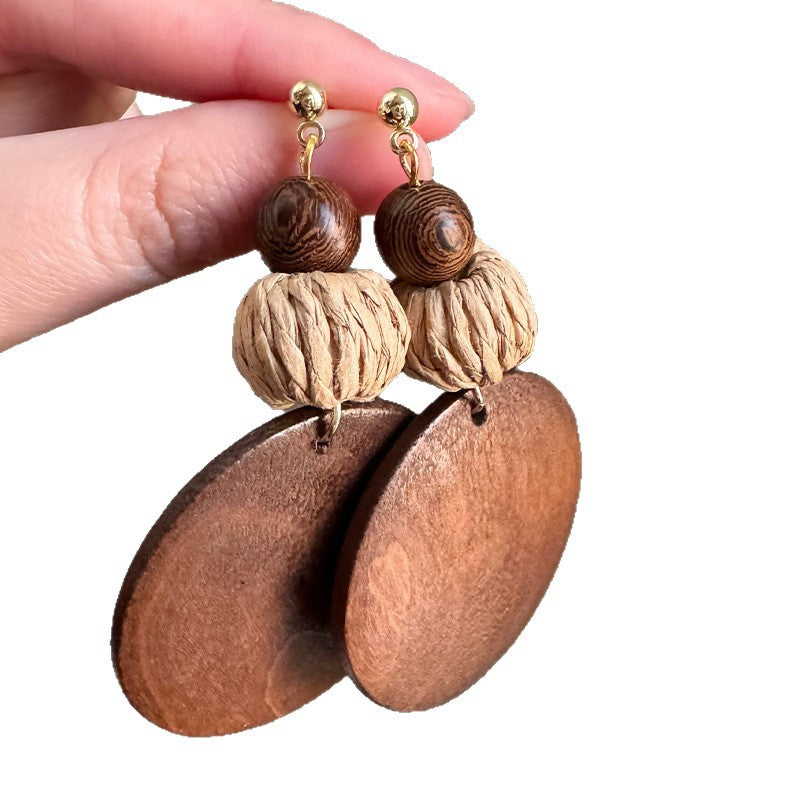Unique Wooden Beaded Retro Personality Premium Rings