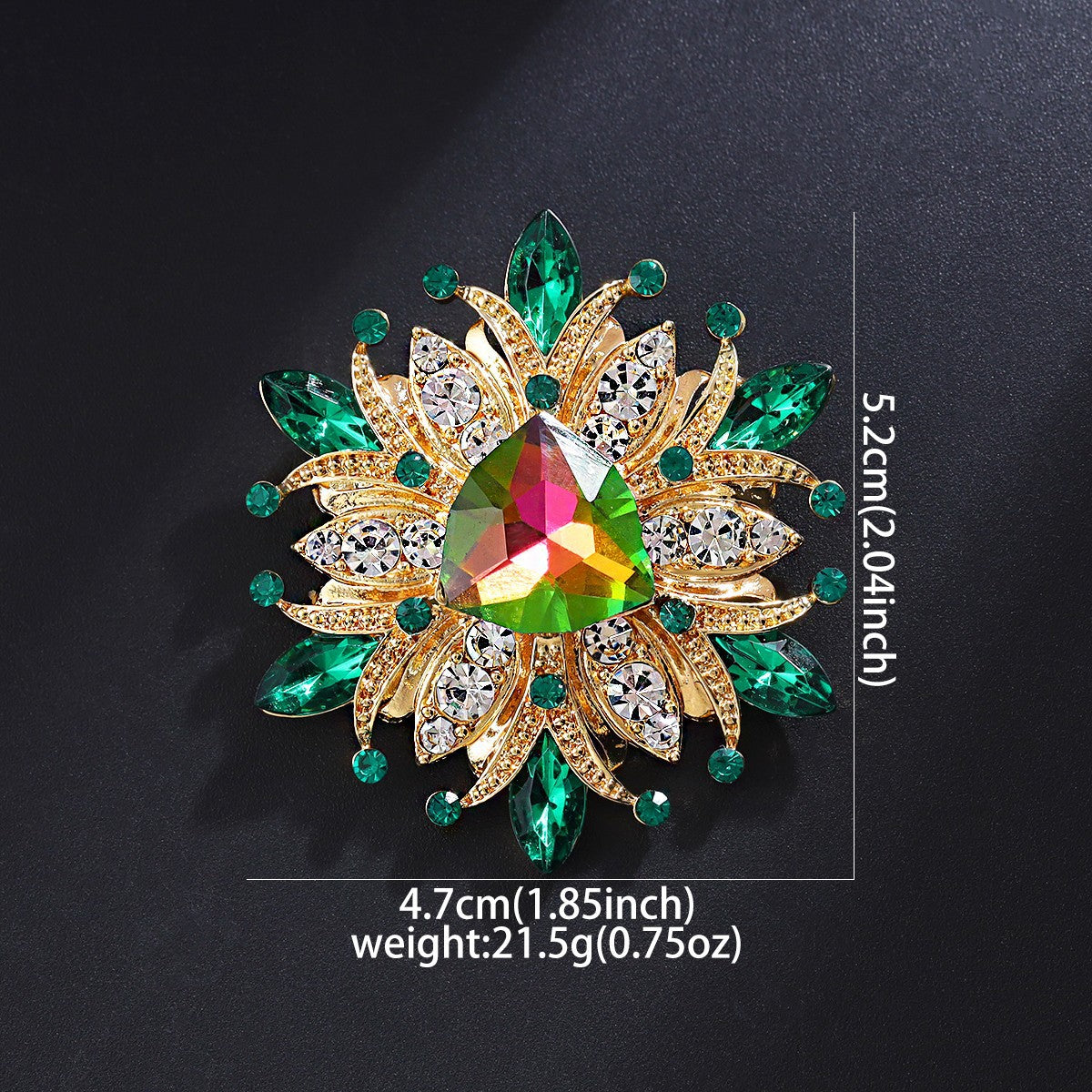Women's & Men's Elegant Brooch Alloy Rhinestone Niche Design Business Corsage Brooches