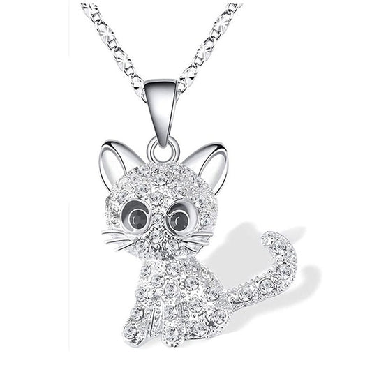 Women's Cute Style Clavicle Chain Cat Fresh Necklaces