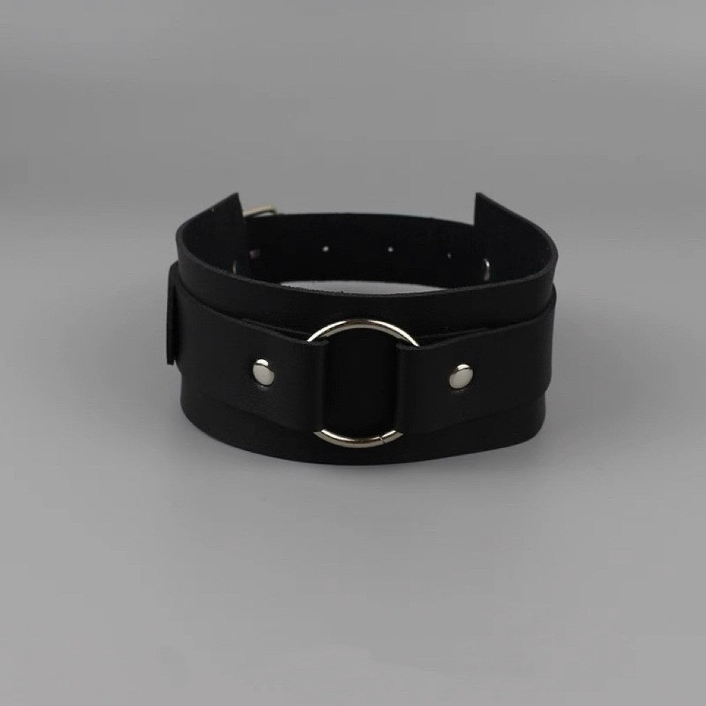 Men's Shirt Sports Sleeve Arm Band Guard Strap Black Collar Rings
