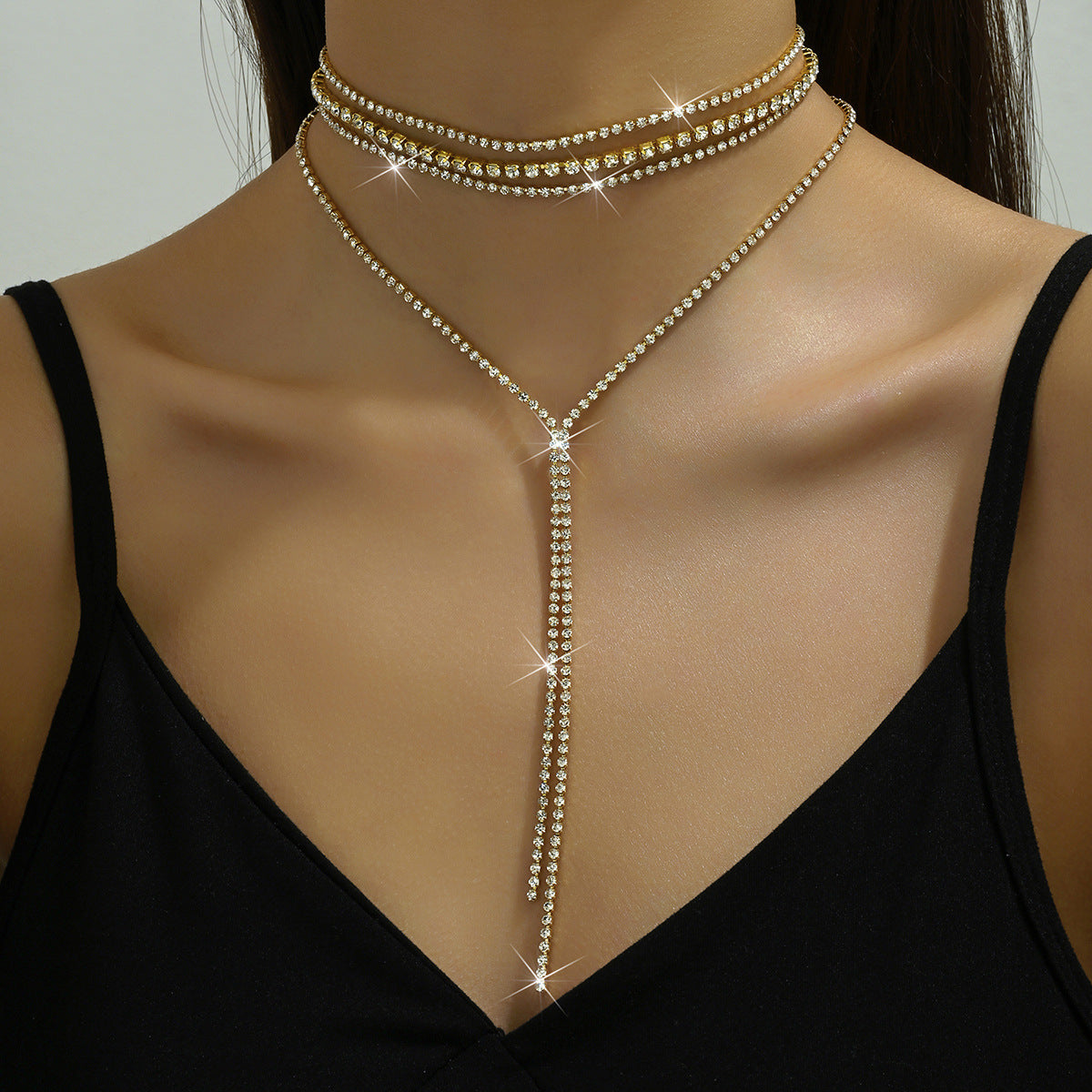 Bone Chain Cold Style Design Choker Necklaces