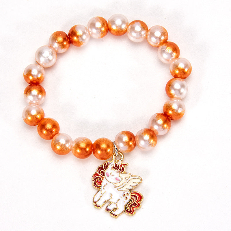 Children's Cartoon Alloy Little Handmade Dolphin Bracelet