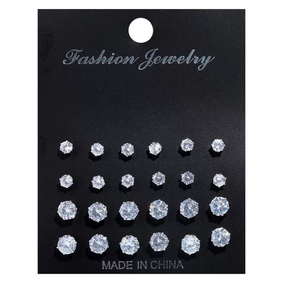 Innovative Simple Elegant Zircon Rhinestones Rhinestone Earrings