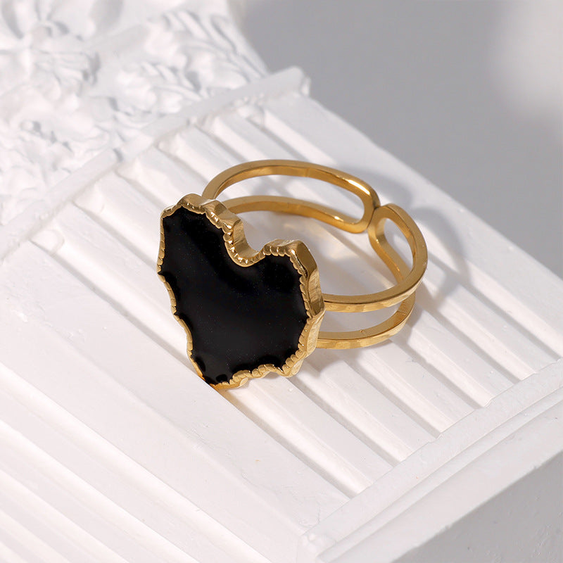 Heart-shaped Retro High Sense Index Finger Open Rings