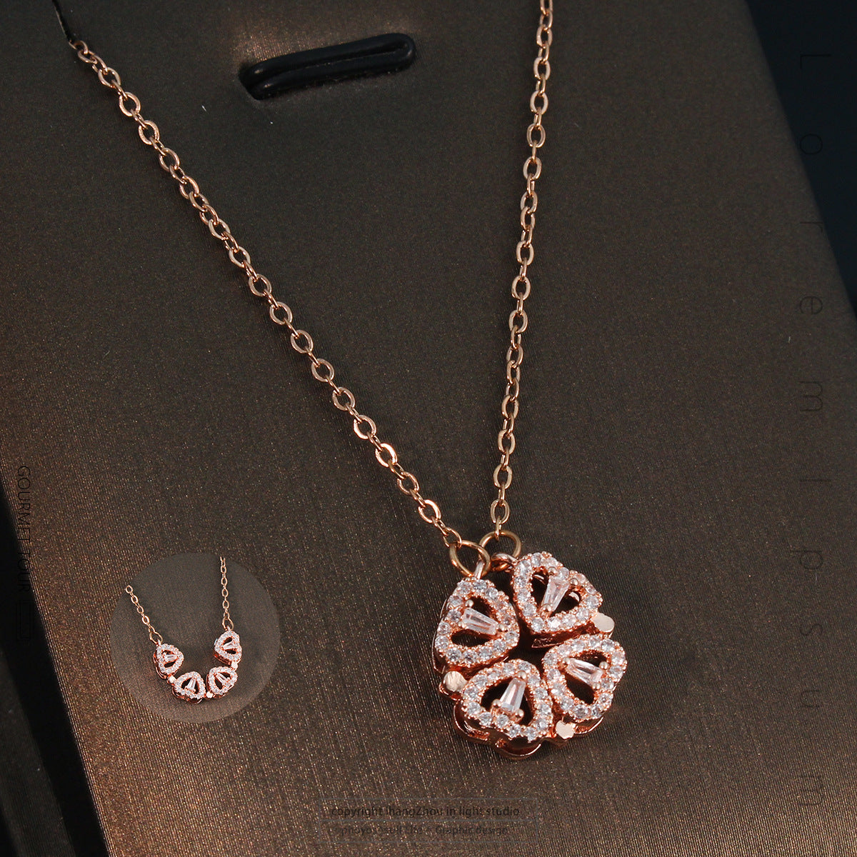 Women's Trendy Summer Rotating Sunflower High-grade Necklaces