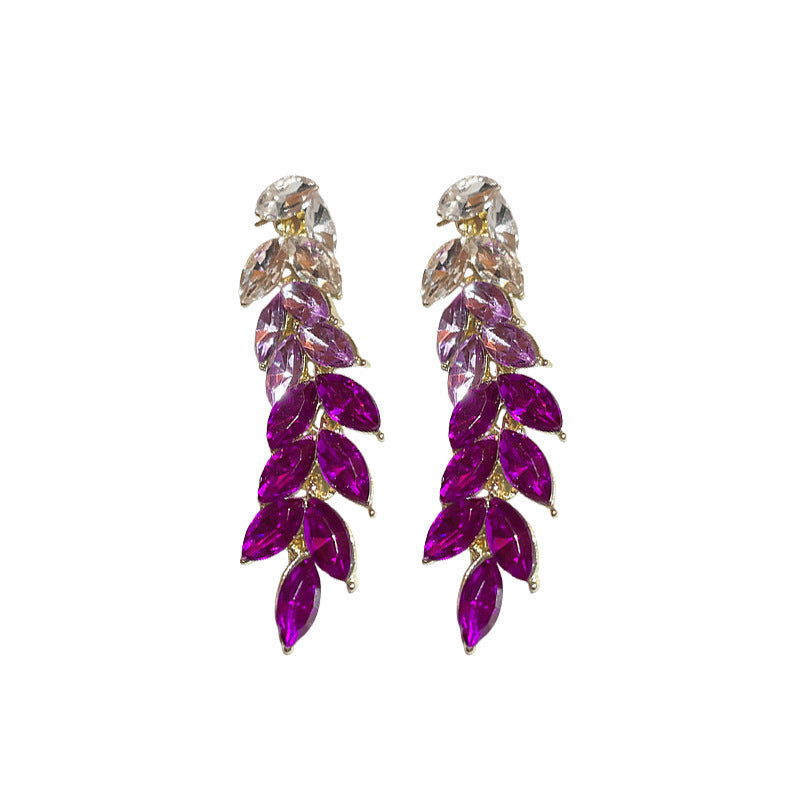 Wheat Tassel Long Fashion Exaggerated Super Earrings