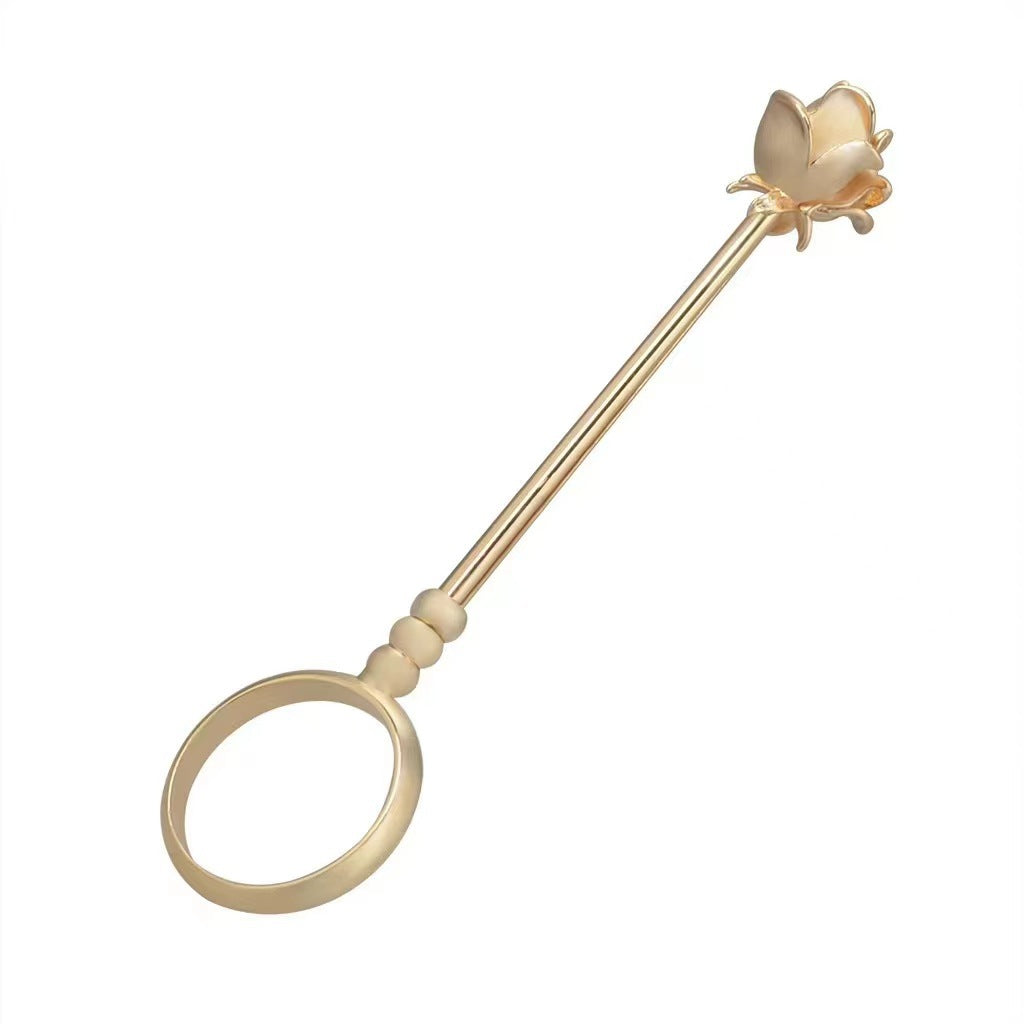 Women's & Men's Style Smoke Holder Shank Metal Bee Smoking Adjustable Ring