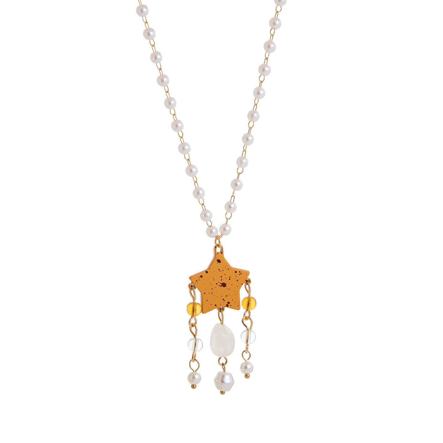 Small Flower Tai Colorful Printed Fresh Pendants