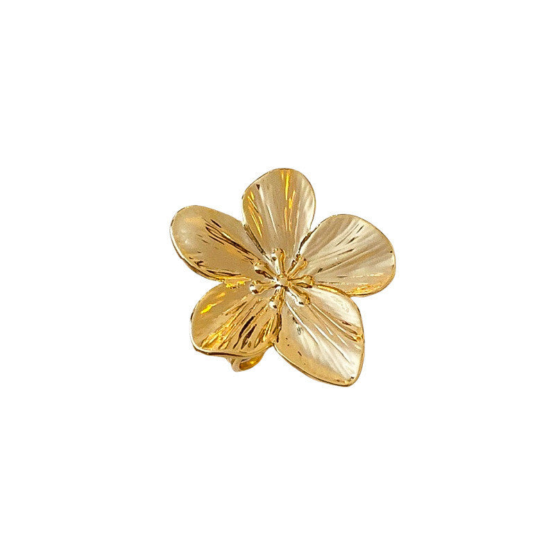 Flower Open Personalized Fashionable Niche Exaggerated Rings