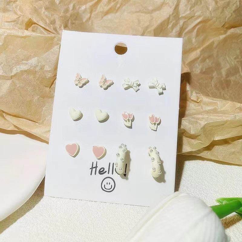 Needle Small Ear Female Cute Sweet Earrings