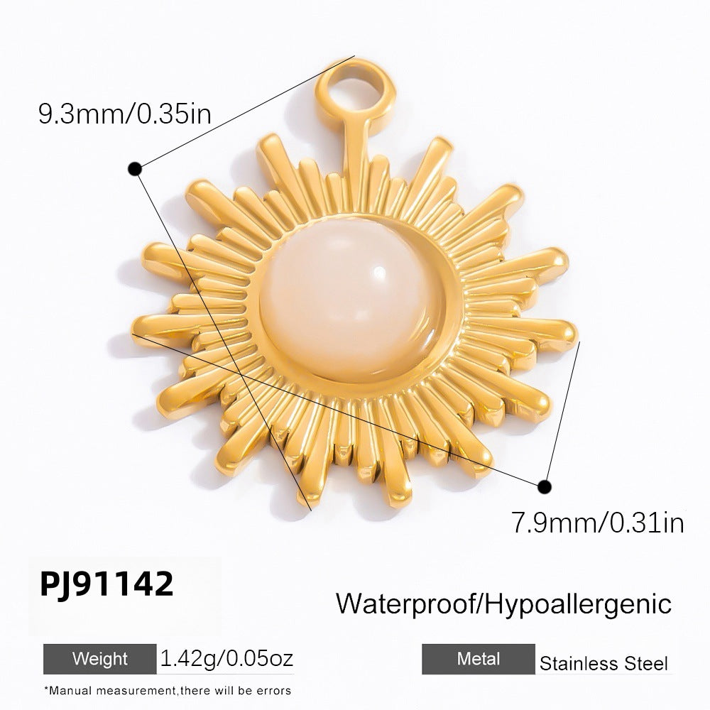 Classy Stylish Stainless Steel Gold-plated Design Jewelry Accessories