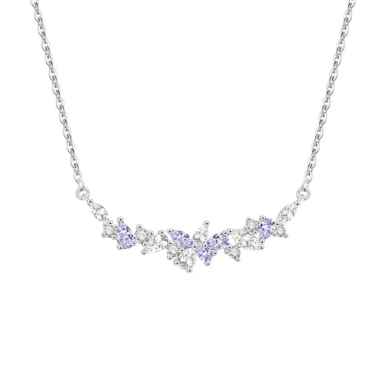Women's Light Luxury High-grade Design Full Diamond Fashion Sterling Necklace
