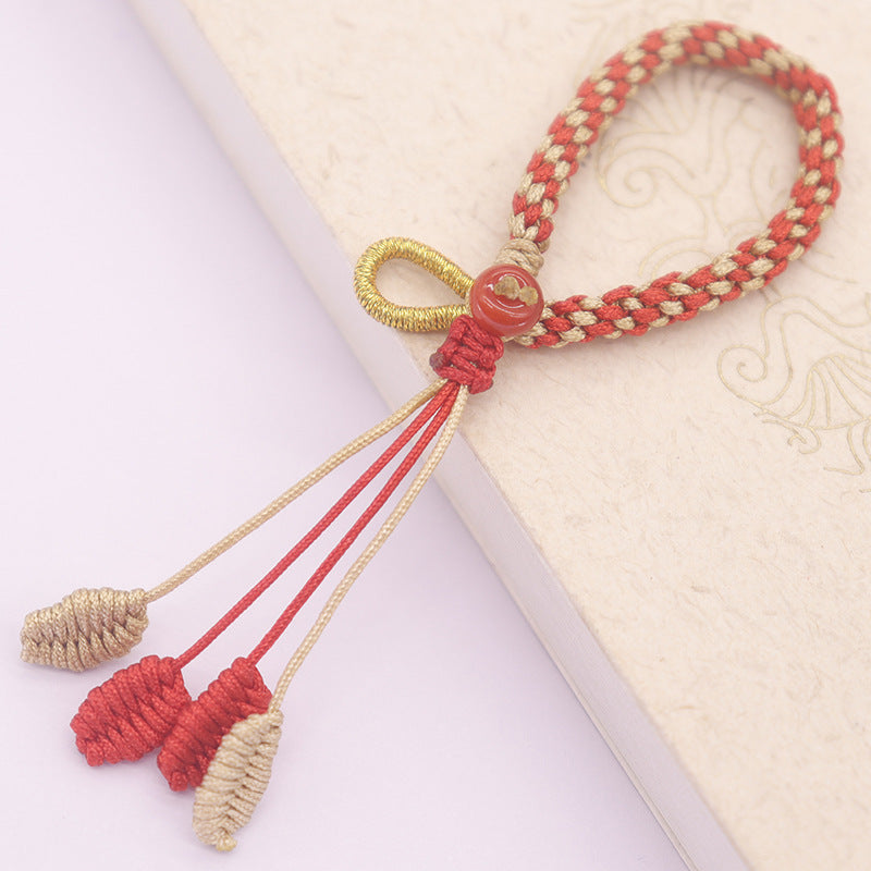 Woven Jin Gang Knot Bag Lanyard Jewelry Accessories