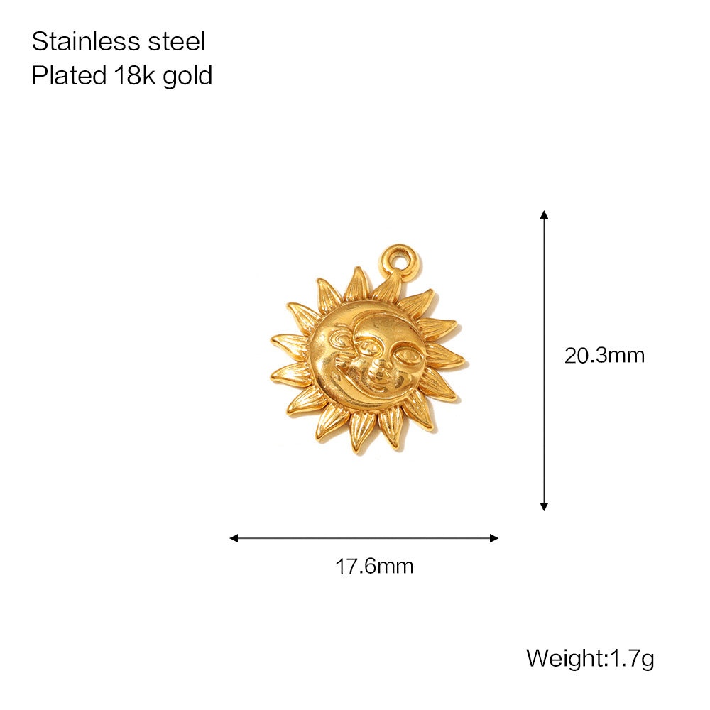 Versatile Women's Stainless Steel Gold-plated Bow Jewelry Accessories