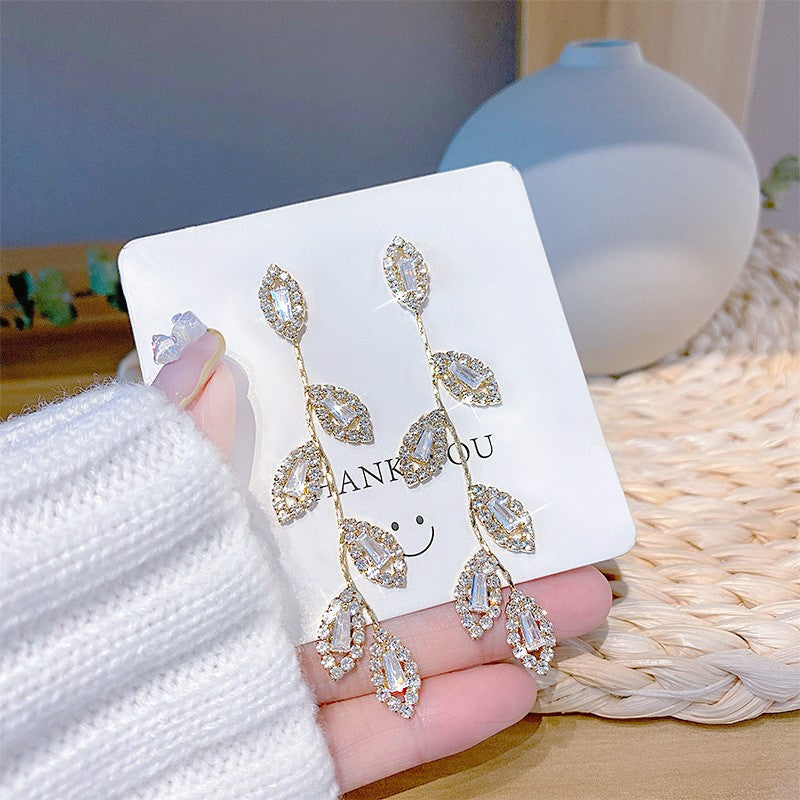 Needle Korean Style Light Luxury Exaggerated Geometric Earrings