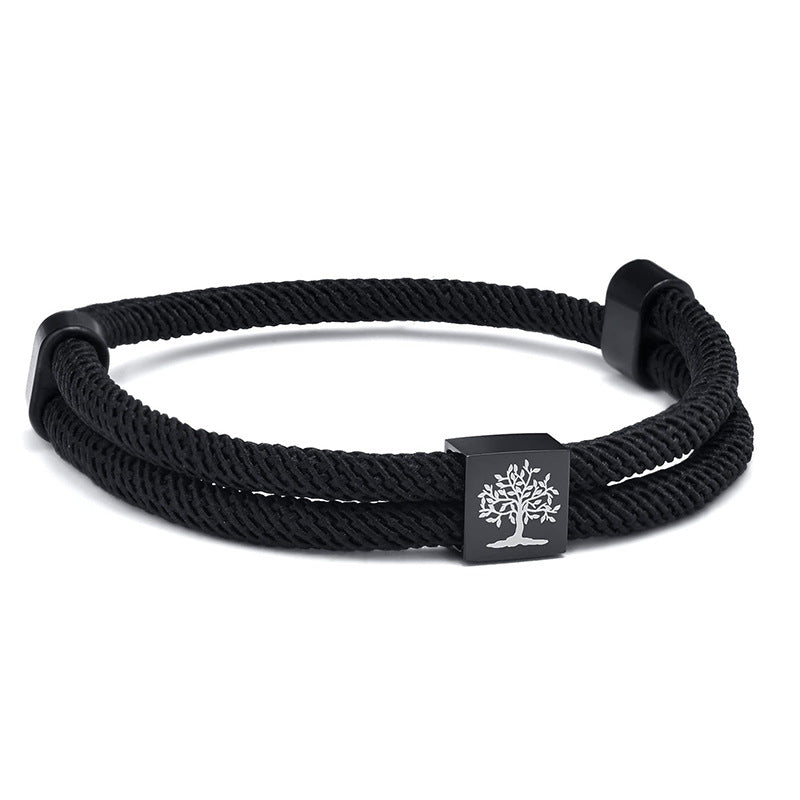 Men's Milan Rope Compass Adjustable Length With Bracelet