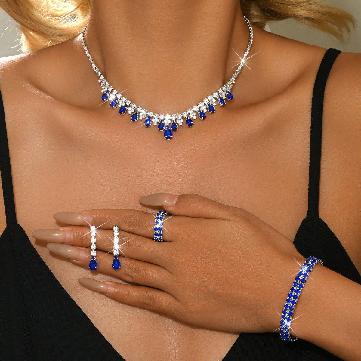 Suit Fashionable Simple Exquisite Fresh High Sense Birthday Gift Jewelry Set