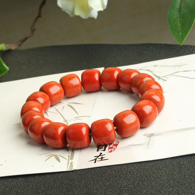 High Porcelain Turquoise Explosion Flower Round Beads Bead Glaze Bracelets