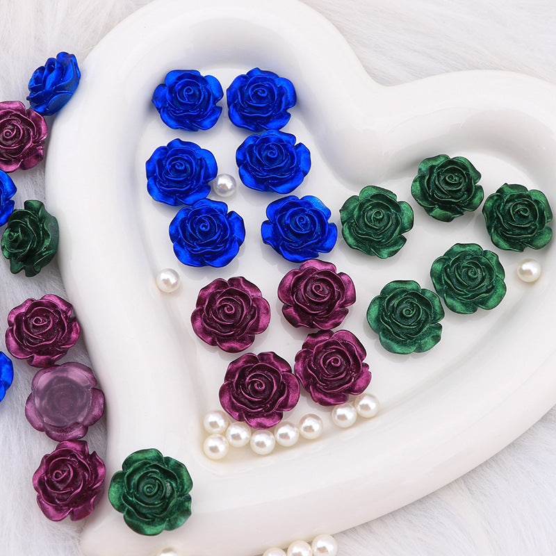 Rose Making Phone Shell Stickers Cream Jewelry Accessories