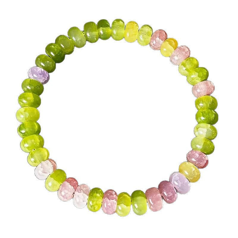Xi Tigereye Haematite Beaded Three Colors Bracelet