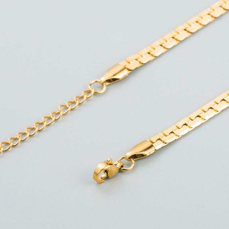Design Sense Niche Trendy Light Luxury Snake Necklace