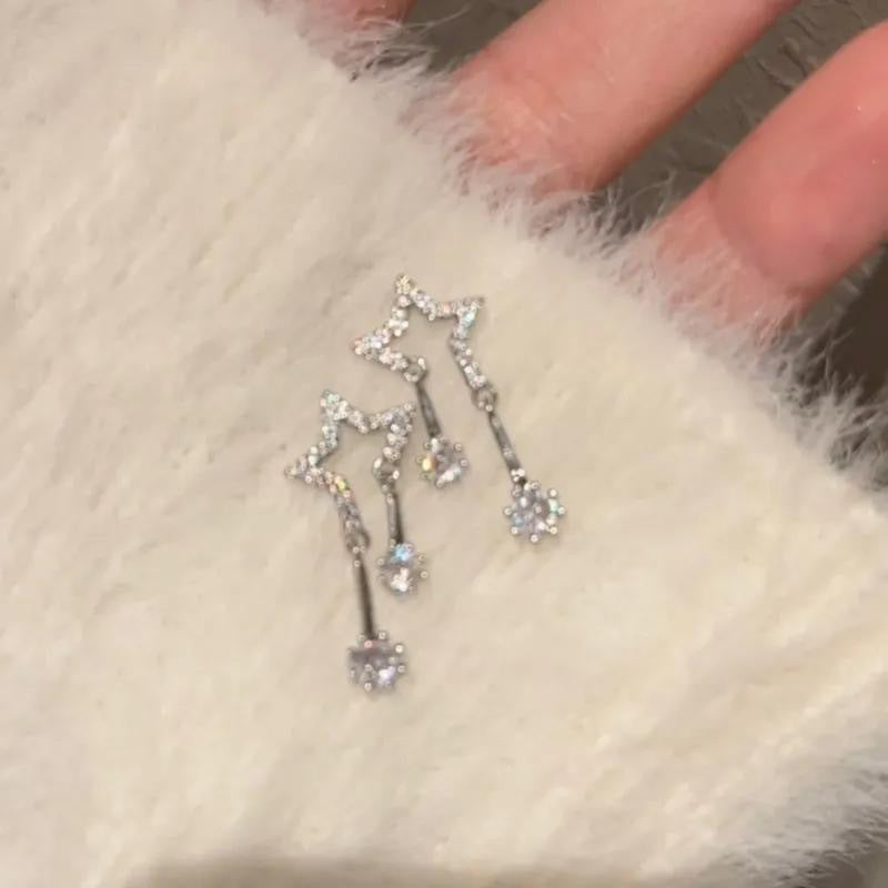 Open-end Wrong Stone Ear Niche High-grade Sweet Rings