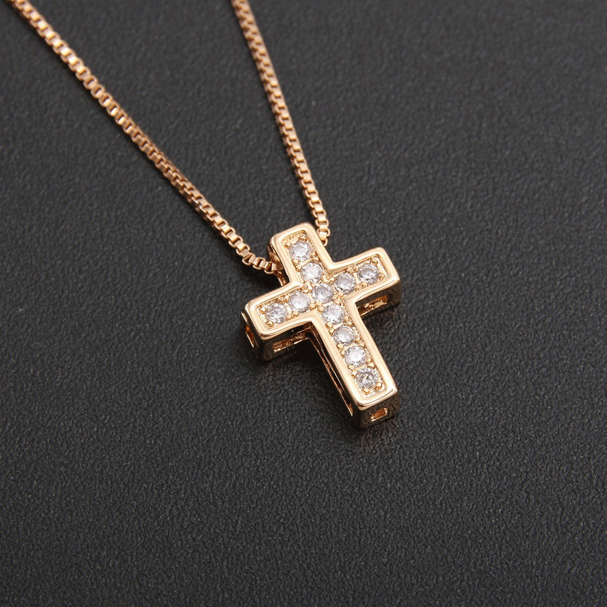 Women's & Men's Trendy Cross Zircon Artistic Retro Necklace