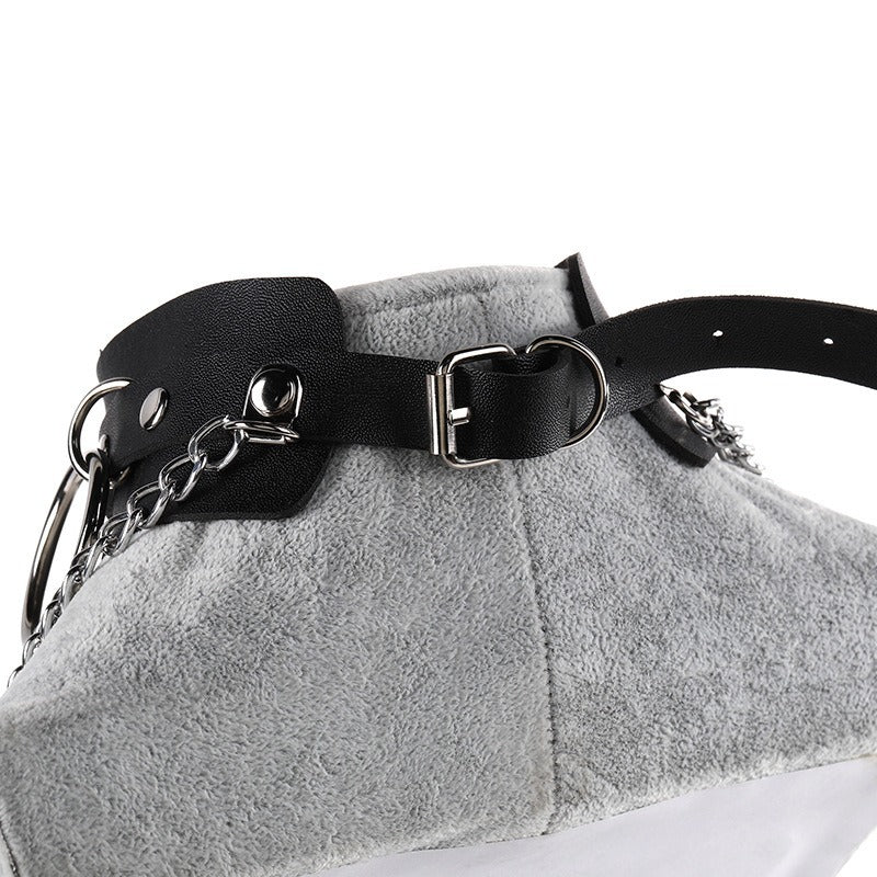 Shooting Nightclub Round Chain Clavicle Bandana Exaggerated Collar