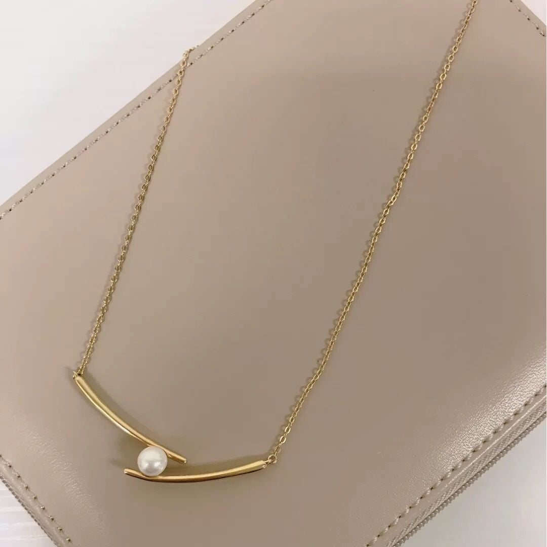 Women's Pearl Chopsticks Simple Cold Niche Temperament Clavicle Necklaces